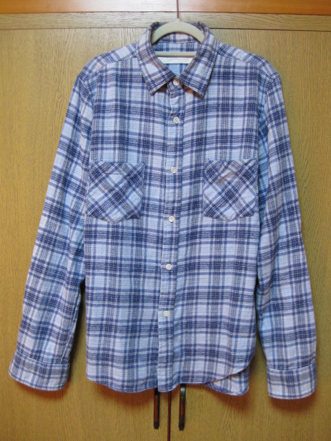 Inpaichthys Kerri Inpaichthys Kerri * check flannel shirt S blue series * naichichi *. preeminence Akira 