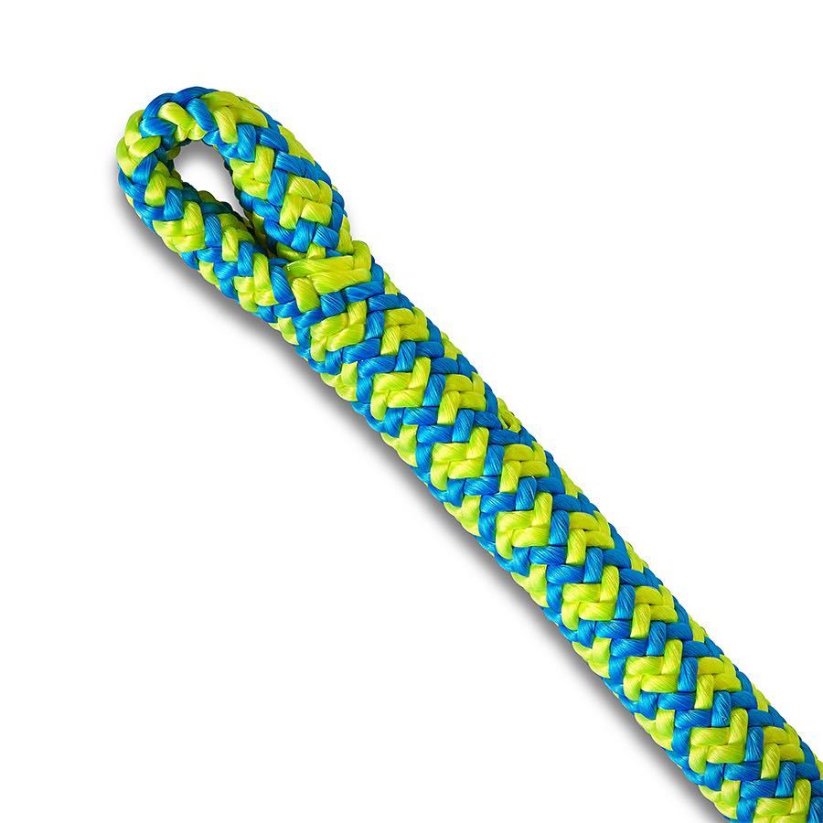 【領収書発行可】オススメ！Cousin Atrax Climbing Rope 1eye Spliced Yellow/Blue 35m #クライミングロープ