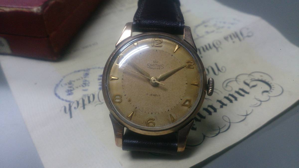 SMITHS DELUXE Smith Deluxe Vintage wristwatch Britain made Vintage antique MADE IN ENGLAND No.1