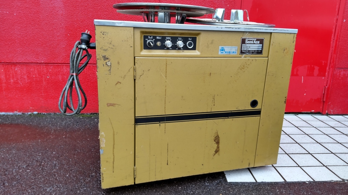 ニチロ 100V 半自動梱包機 SP-525 動作OK アケボノ セミエース ニチロ 100V 半自動梱包機 SP-525 動作OK アケボノ セミエース