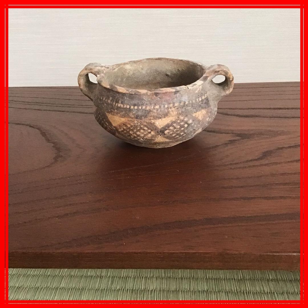 ★美品★アンダーソン彩色土器小壺 紀元前 中国陶器