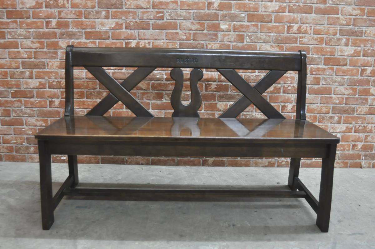 初売り】 ベンチ ルスティック カリモク RUSTIC karimoku ◇◇*l128 お値下げ商品 カリモク ルスティック ベンチ karimoku RUSTIC ダイニングチェア