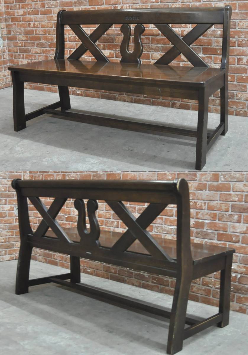 初売り】 ベンチ ルスティック カリモク RUSTIC karimoku ◇◇*l128 お値下げ商品 カリモク ルスティック ベンチ karimoku RUSTIC ダイニングチェア