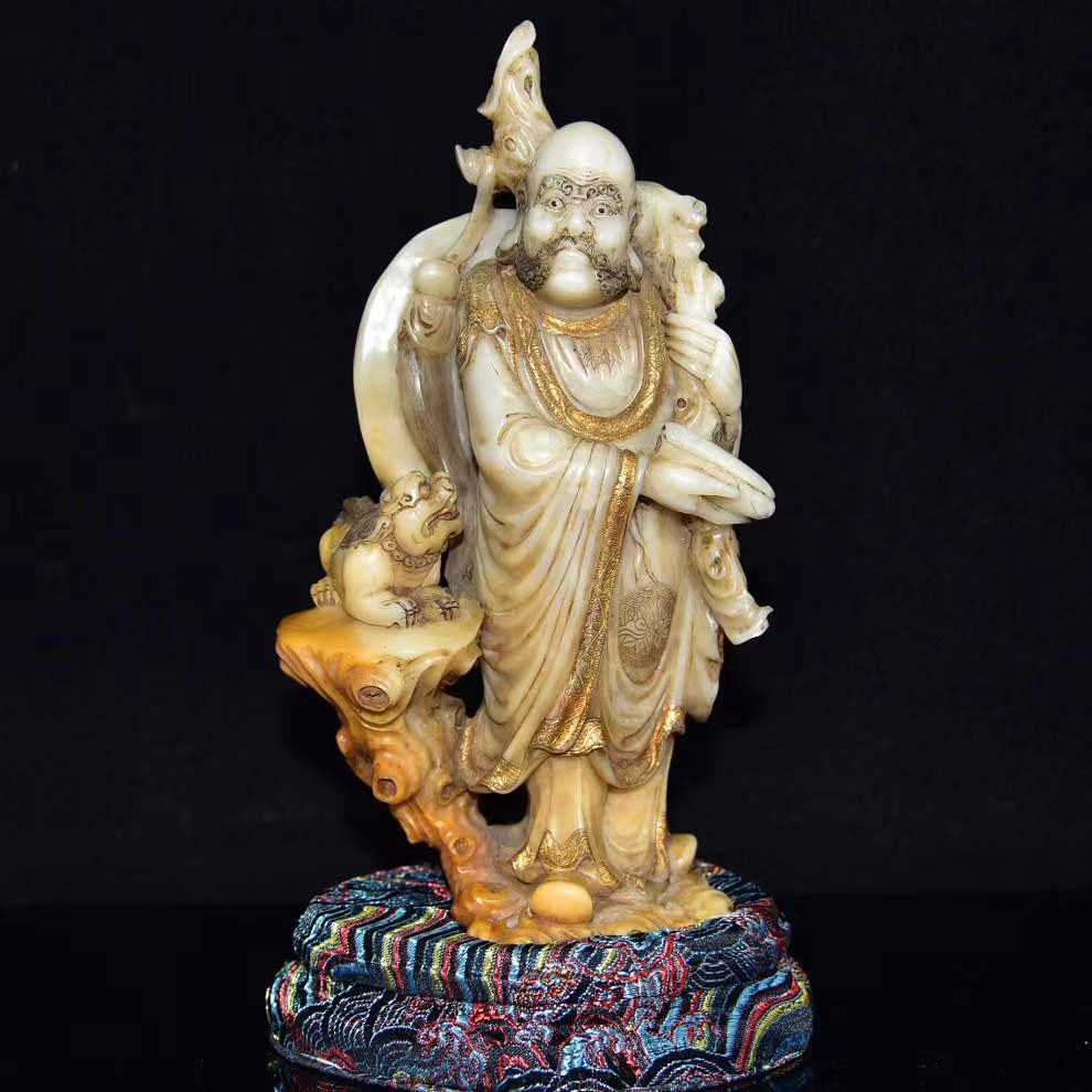 種類豊富な品揃え 時代物 木彫 根付け 楼閣山水図 提げ物 骨董品 美術 ...