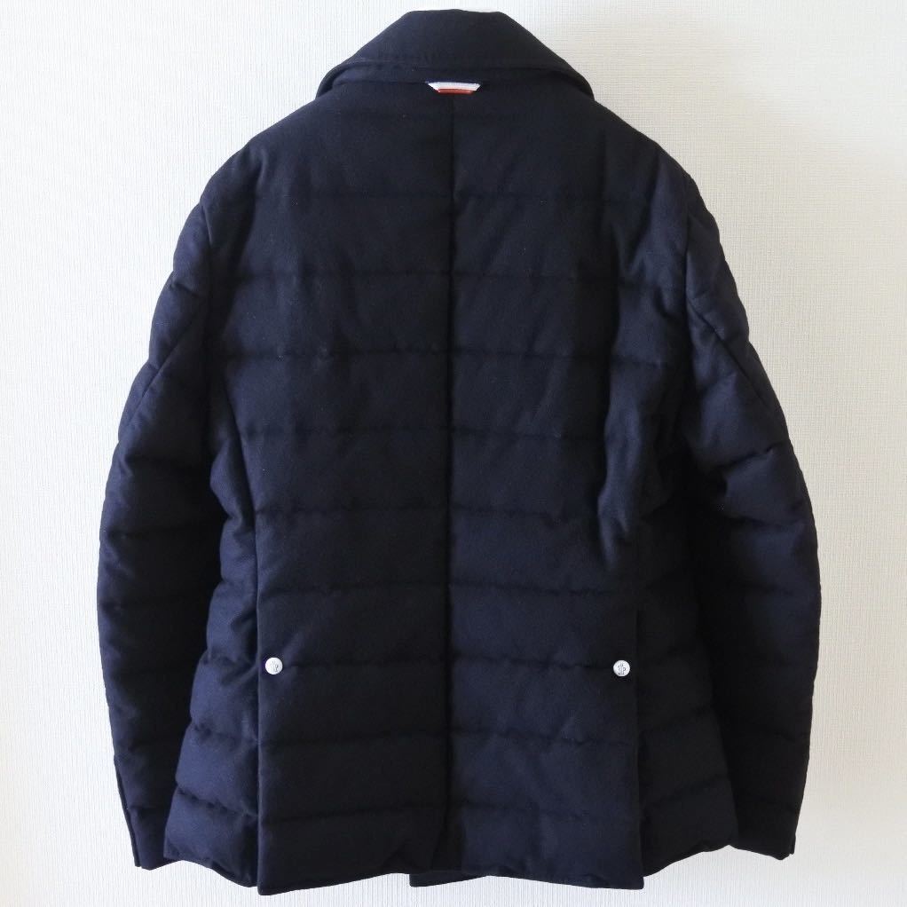 カシミア 100% 至高の初期作品 モンクレール ガムブルー P カシミア 100% 至高の初期作品 モンクレール ガムブルー P