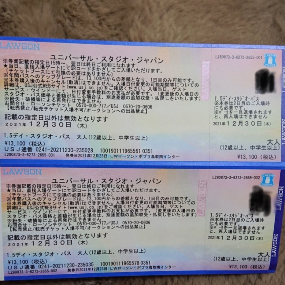 USJ 1.5デイスタジオパス 2枚 90日後まで変更可能 ユニバーサルスタジオジャパン モールのページ ユニバーサルスタジオジャパンUSJ 1.5デイ・スタジオ・パス 2枚 遊園地/テーマパーク