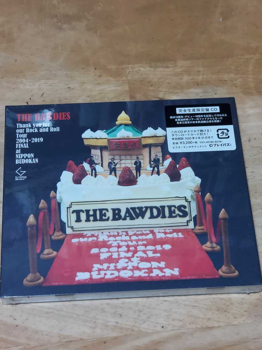 新品未使用、未開封CD THE BAWDIES 完全生産限定盤　Thankyou for our RockandRoll 2004-2009 Final at日本武道館_画像1