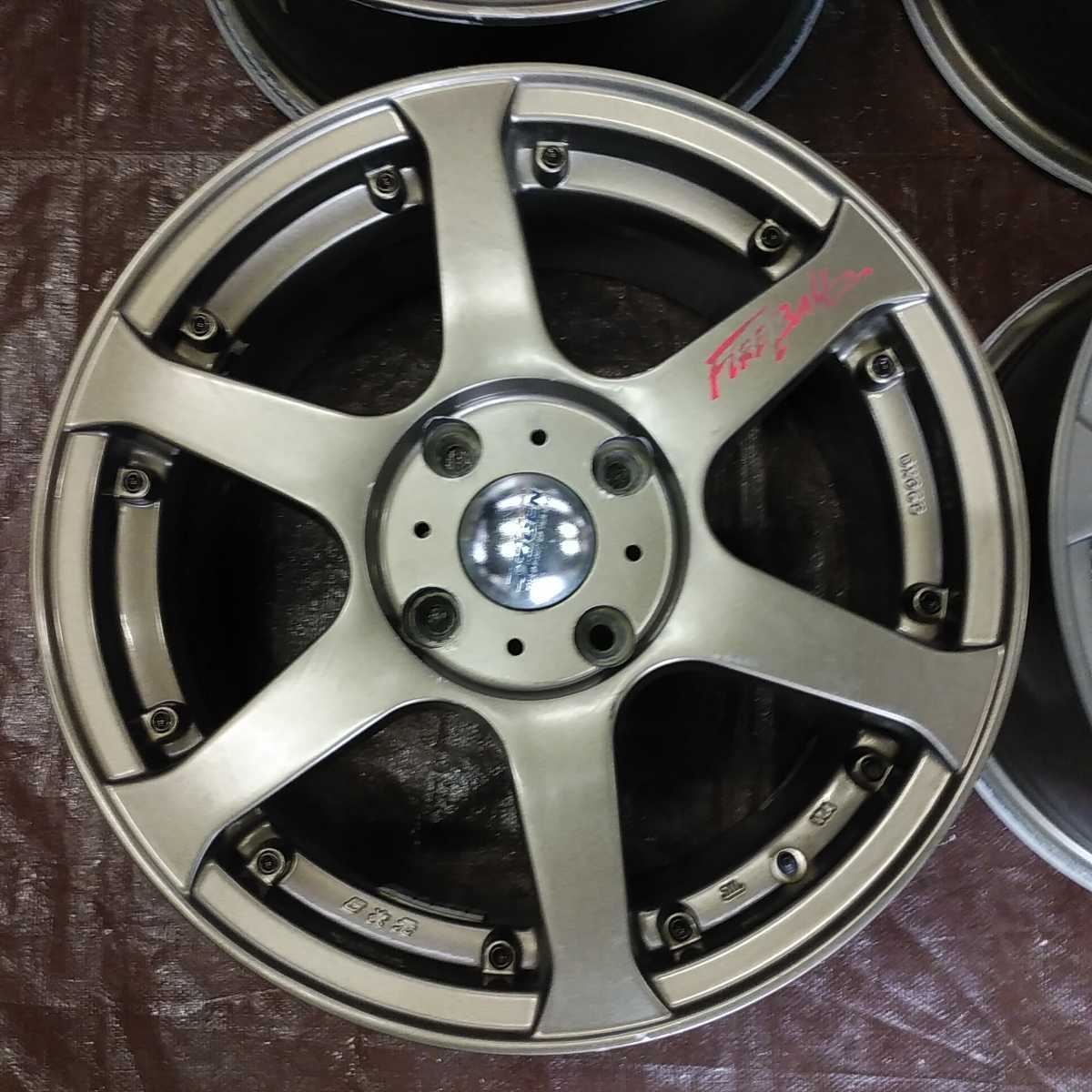 ★ 五次元 5ZIGEN【 16 × 7j +42 pcd114.3 4穴 】4本 セット アルミ 日本製 希少 サイズ レア スポーク S13 180SX A31 R31 F31 C33 AE86 _画像4