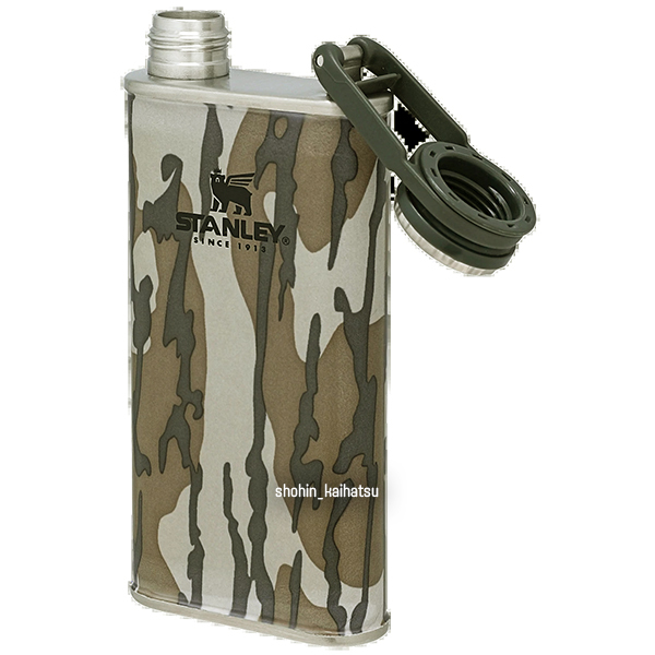 国内送料無料！スタンレー ワイドマウスフラスコ0.23LモッシーオークBottomLand★ステンレス製Stanley Wide Mouth Flask 8oz Mossy Oak