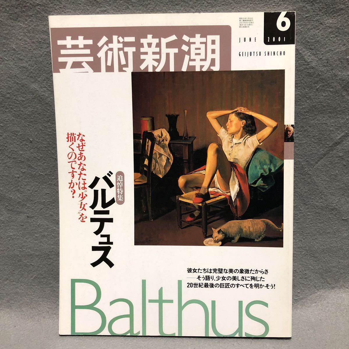 art Shincho special collection : bar te.s why you is young lady ....??[ old fee glass ejiptoa-run-vo- West picture Balthus painter magazine ]