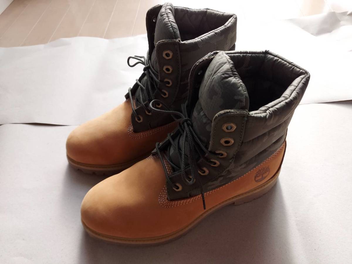 楽天カード分割】 【送料無料】ティンバーランド(Timberland) レザー ブーツ 迷彩 26cm/US8インチ/UK7.5インチ - 8インチ 楽天カード分割】 【送料無料】ティンバーランド(Timberland) レザー ブーツ 迷彩 26cm/US8インチ/UK7.5インチ - 8インチ