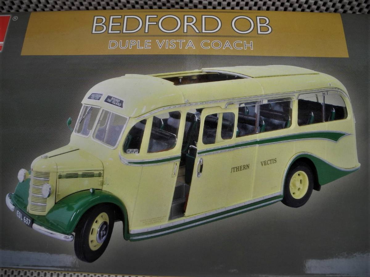 ◎廃番☆1/24★1947 ベッドフォードバス：黄+緑 ☆新品未開封。=２Kg重いです。サンスター製＃5002_画像1