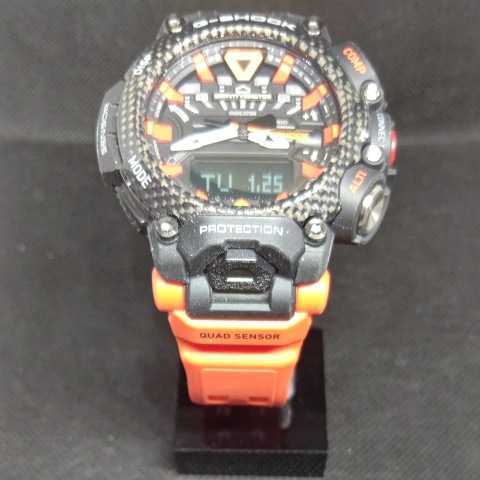 超美品!カシオG-SHOCK Gショック カーボン レアカラー!オレンジ GR