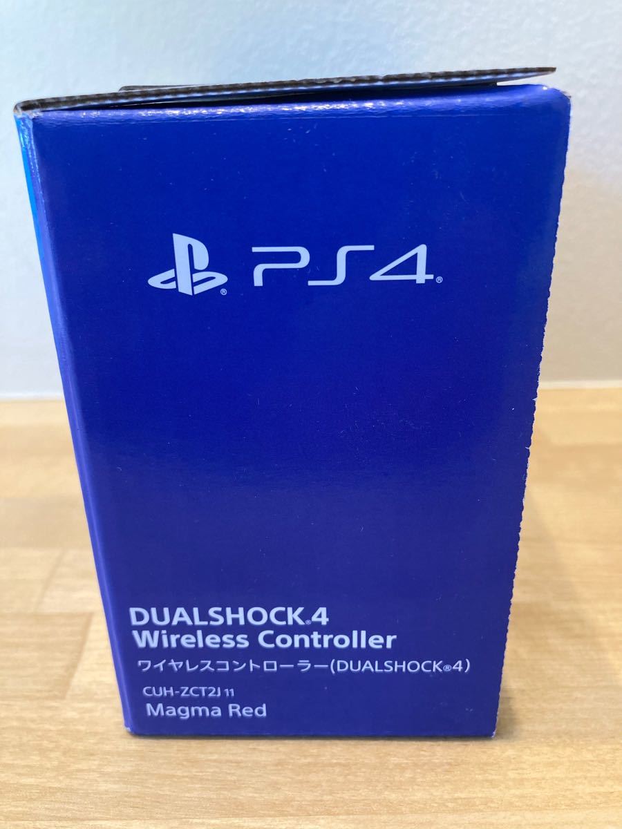 PS4 純正品 ワイヤレスコントローラー DUALSHOCK4 マグマレッド PS4コントローラー CUH-ZCT2J11