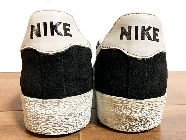  хорошая вещь, Vintage, редкость! NIKE Nike BRUIN SUEDE SCb Louis n замша чёрный черный / белый 1994 год производства 25.5cm US7.5 блейзер Old 