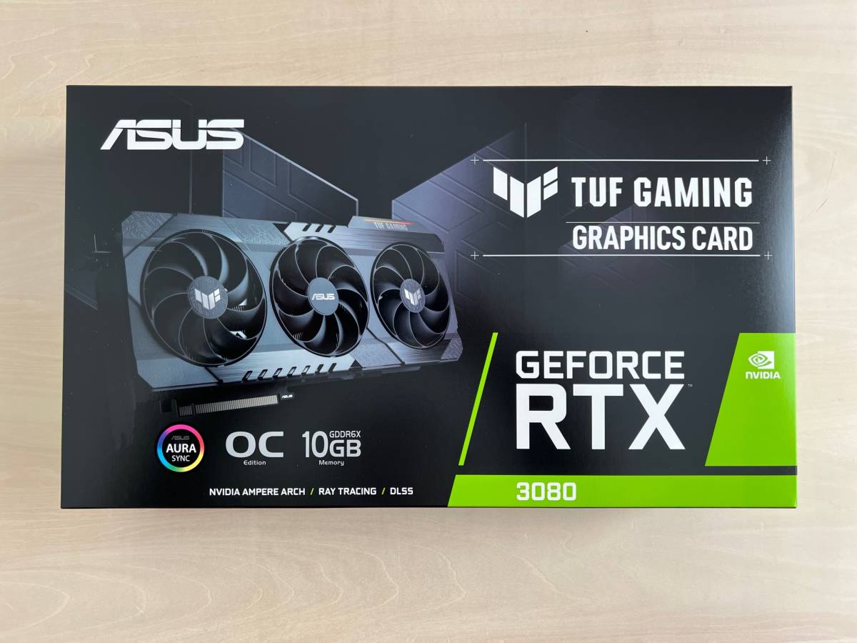 送料無料 新品未開封 ASUS TUF-RTX3080-O10G-GAMING GeForce RTX 3080