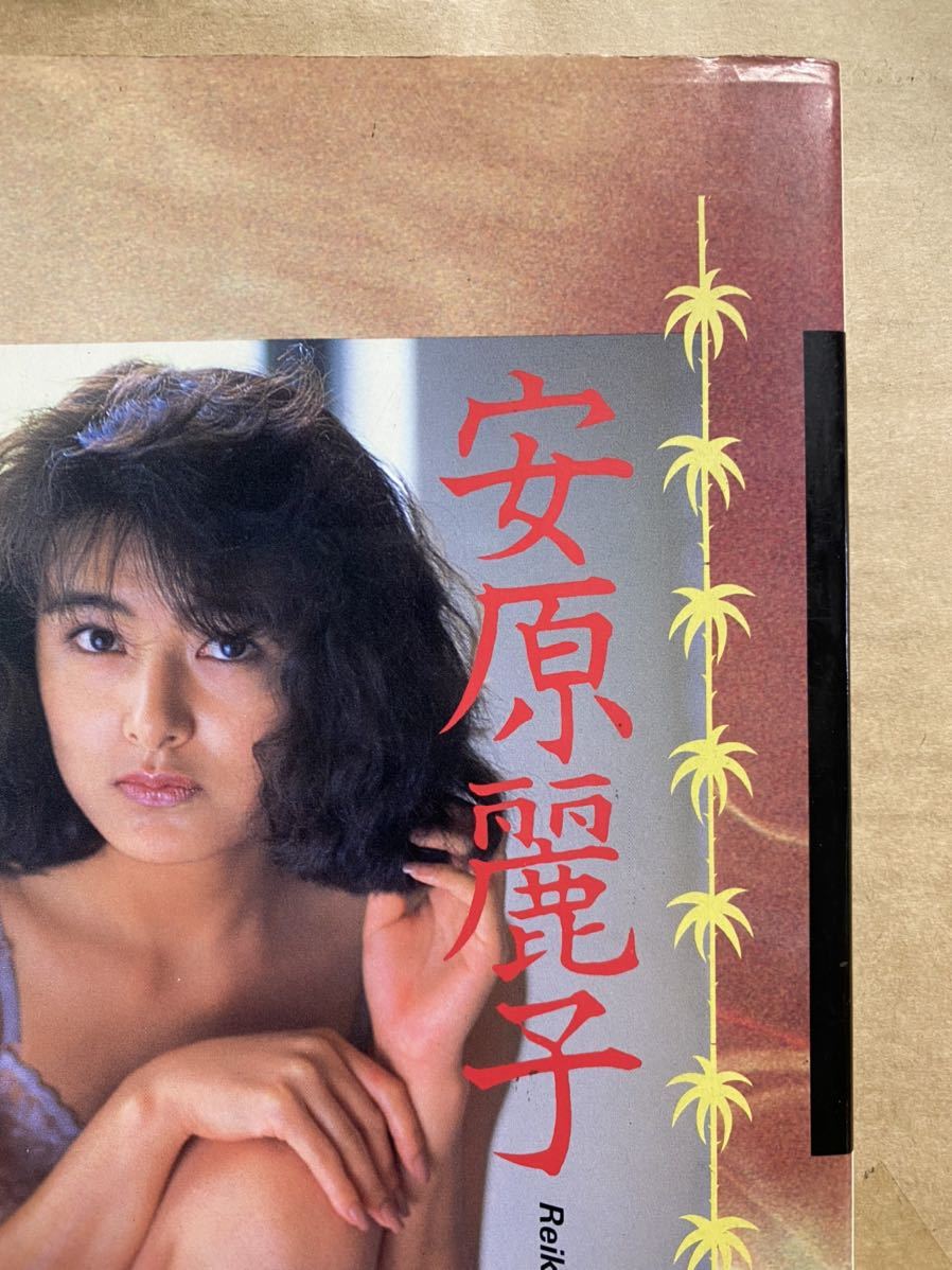 素肌の熱帯夜　安原麗子　1990年　11月　グラビア　アイドル　芸能人　写真集　雑誌　本　セクシー　水着　平成　レトロ　お宝_画像3