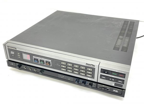 P000-N22-31 PIONEER パイオニア CLD-K8 CD CDV LD プレーヤー カラオケ カラオケ機器 レーザーディスク 現状品②