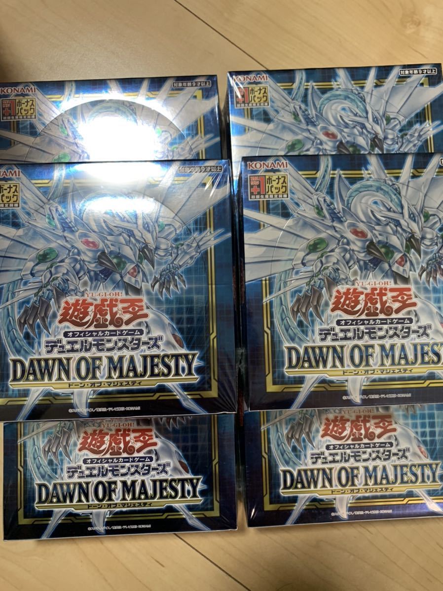 6BOX 遊戯王OCG デュエルモンスターズ DAWN OF MAJESTY BOX(初回生産