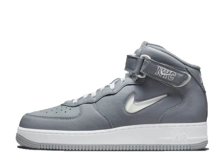 24cm NIKE AIR FORCE 1 MID QS NYC COOL GREY ナイキ　エアフォース1 クールグレー_画像1