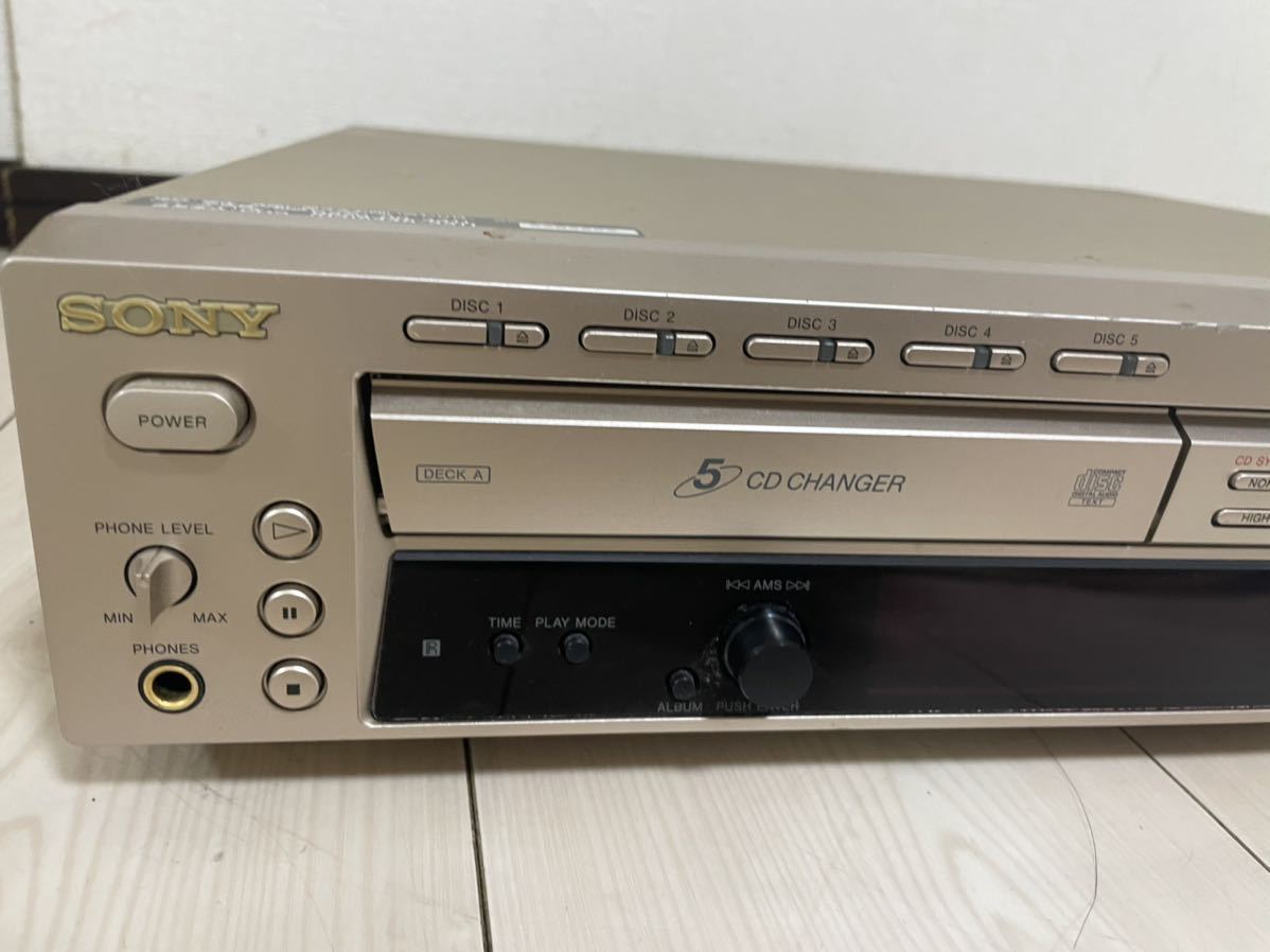 ソニー　SONY RCD-W500C CDレコーダー チェンジャー _画像2