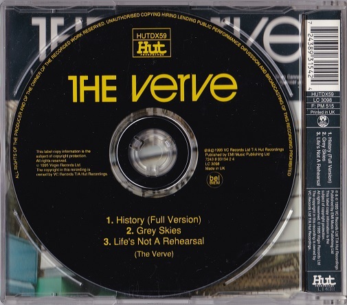 The Verve / History (輸入盤CD) Hut Recordings Richard Ashcroft ザ・ヴァーヴ