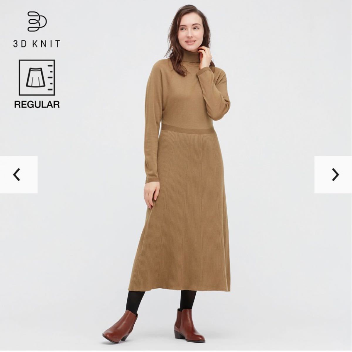 3Dエクストラファインメリノリブワンピース UNIQLO|PayPayフリマ