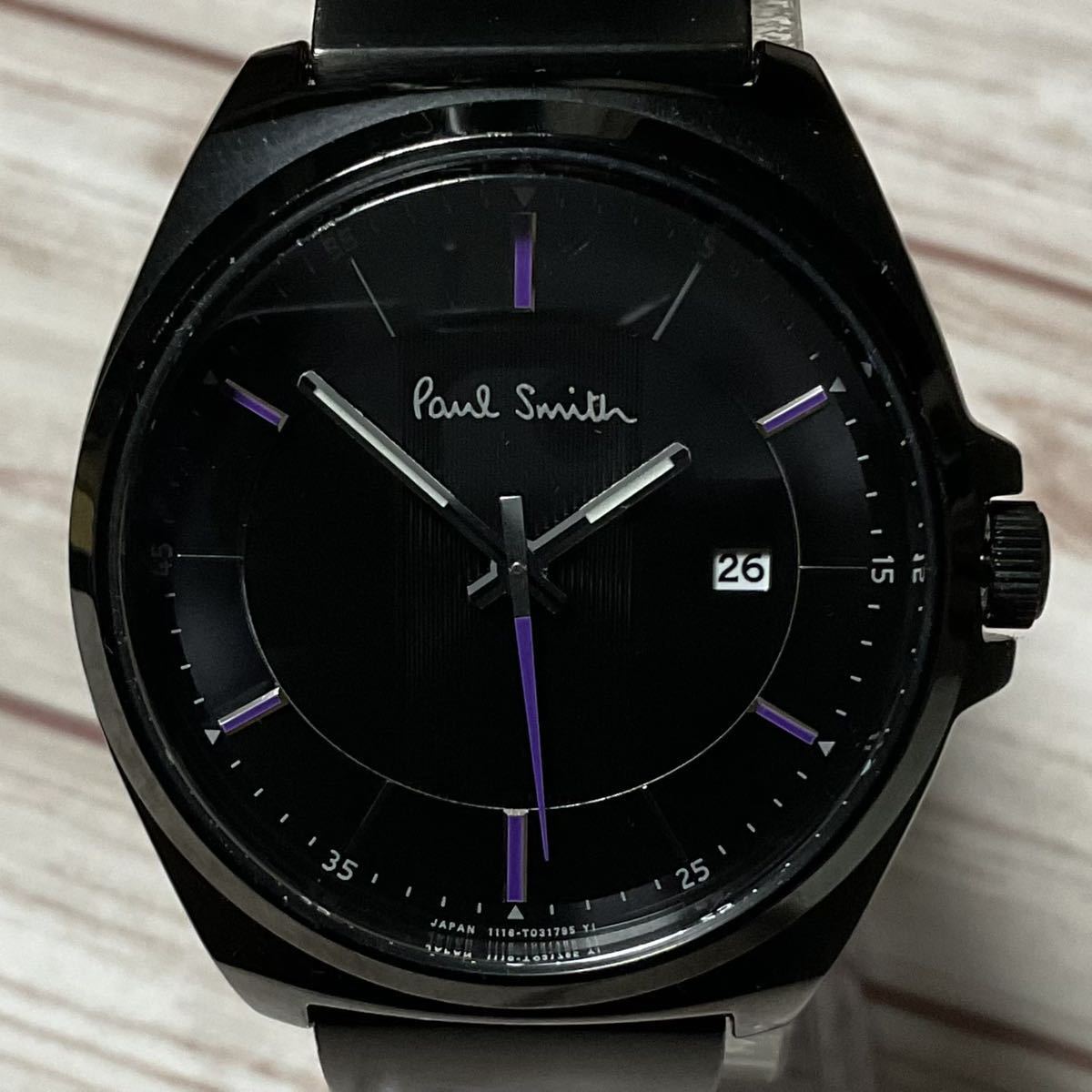 電池新品】Paul Smith WATCH ポール・スミス Closed Eyes メンズウォッチ クォーツ式 腕時計 正規品 日本製 