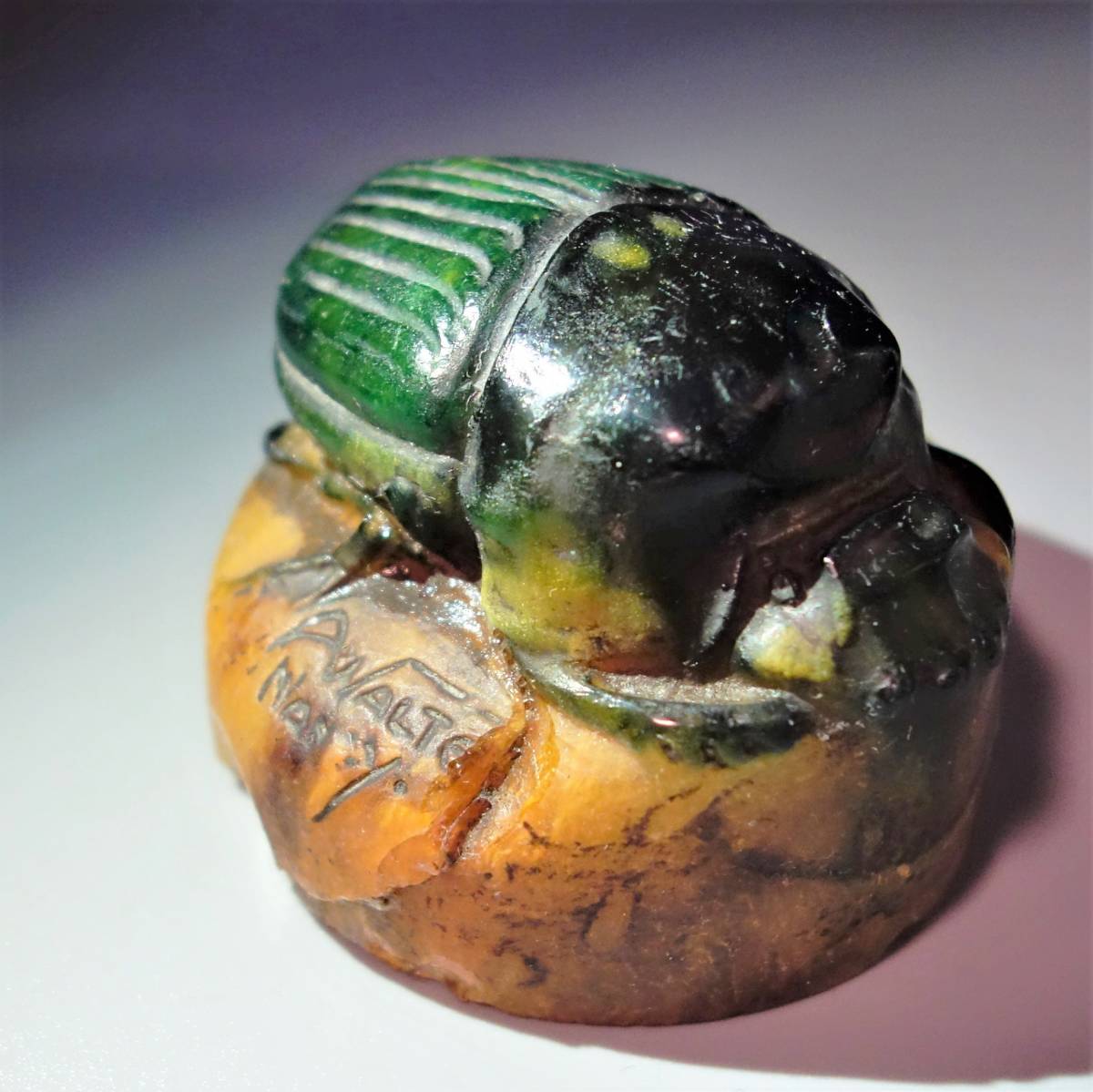 月末限定特価 超 至高のガラス芸術 アマルリック ワルター 聖なる甲虫 