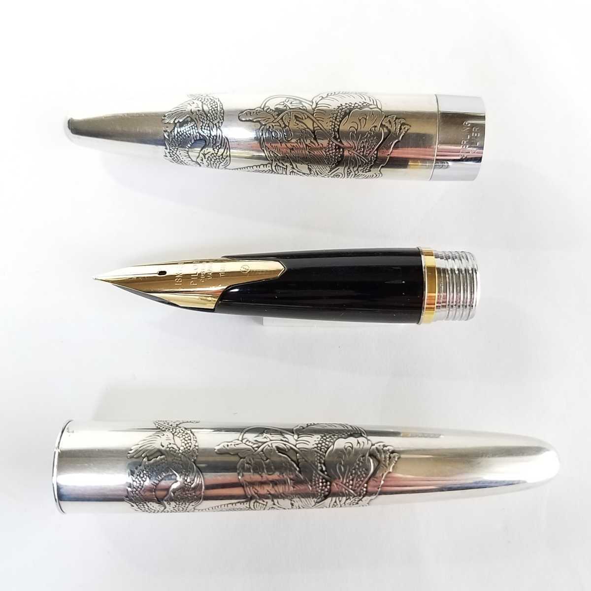 希少品 】PILOT CUSTOM パイロット カスタム 万年筆 「 龍 」STERLING