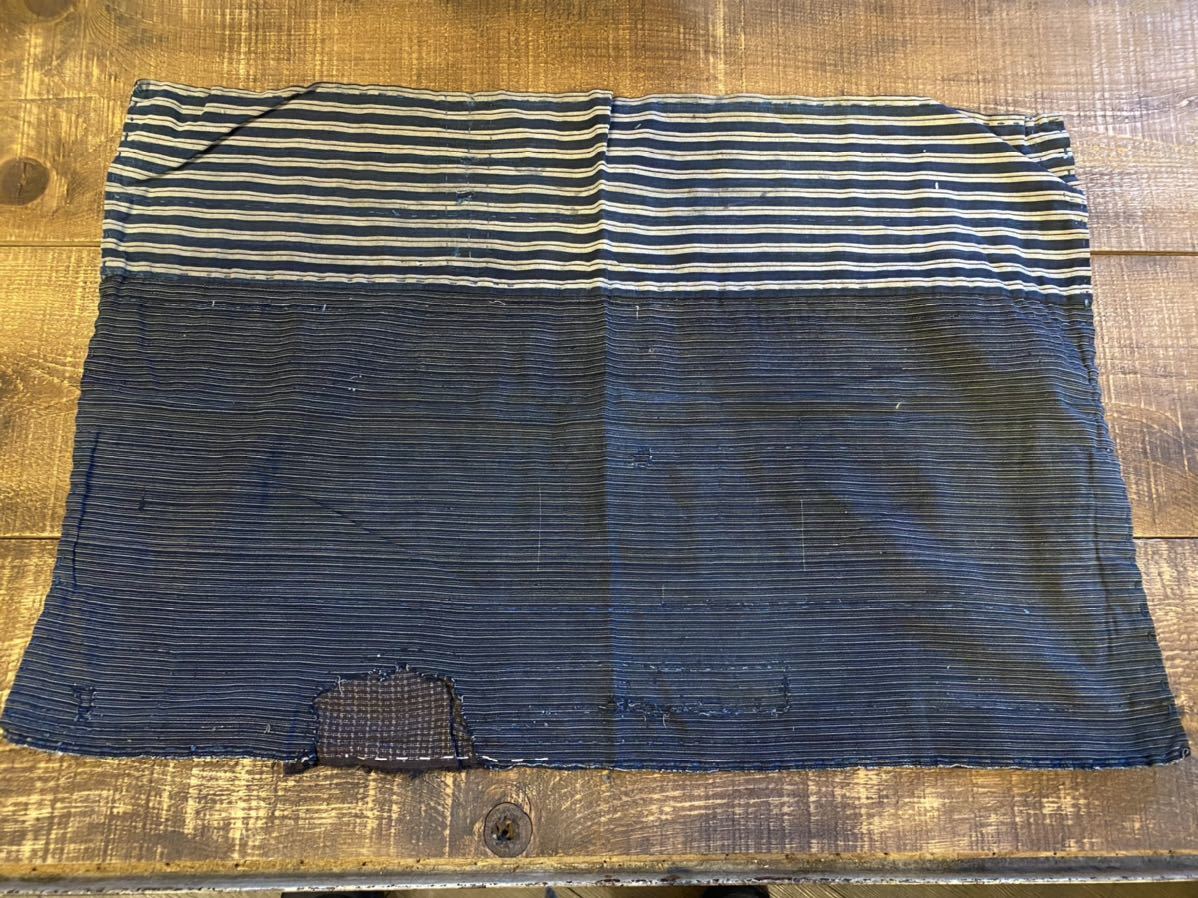 Yahoo!オークション - 【81】襤褸ボロ古布つぎはぎ布75cm×49cm(検)時代...