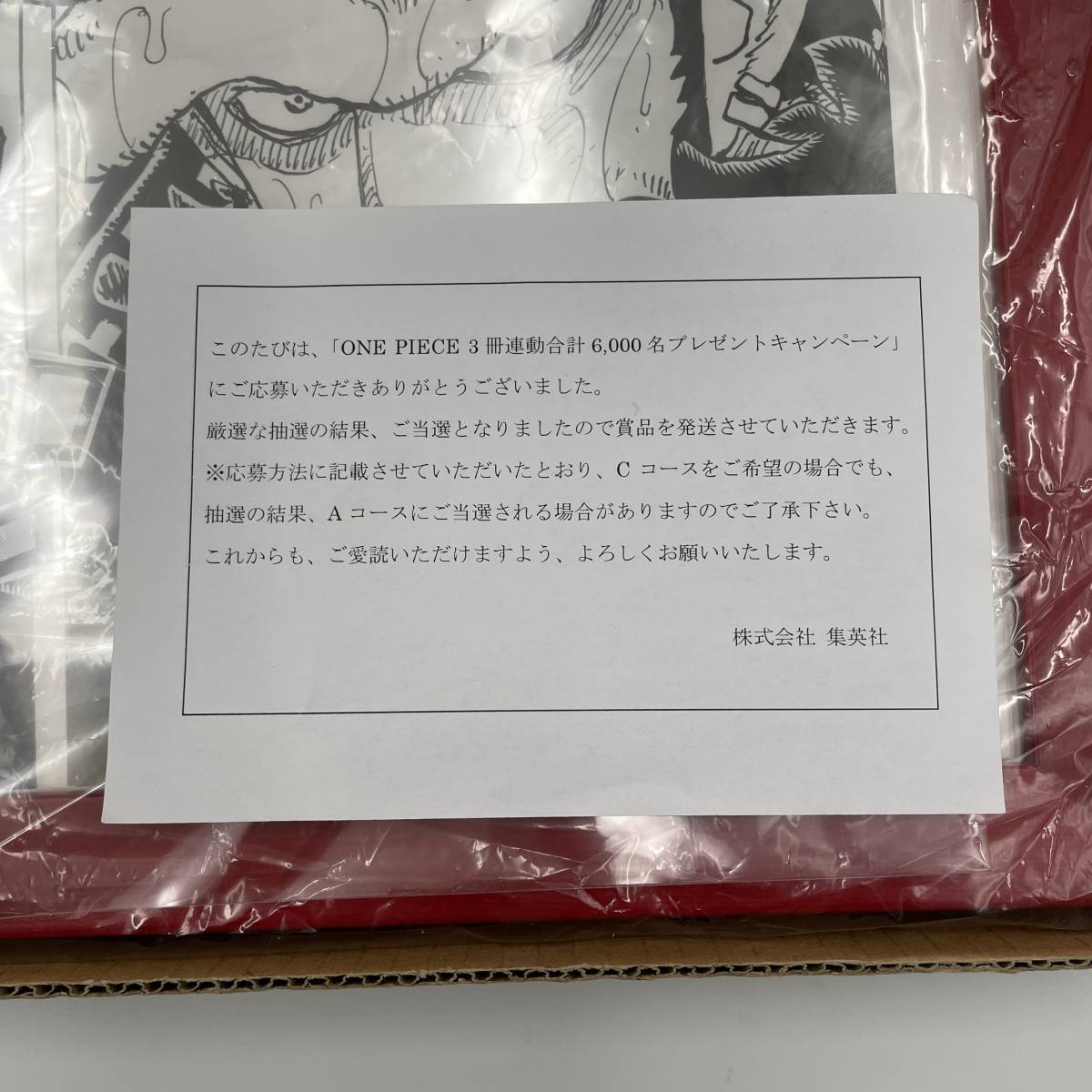 人気スポー新作 One Piece 当選品 複製原画 見開き1ページ 額付き 4332 その他 Hlt No