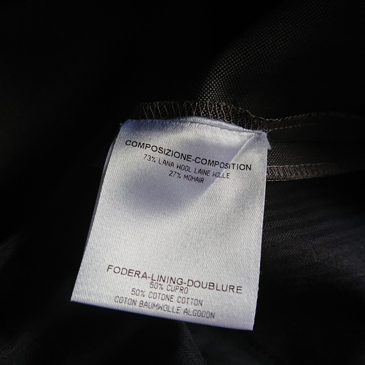 超希少 本人期 Alexander McQueen ウール×モヘア スラックス