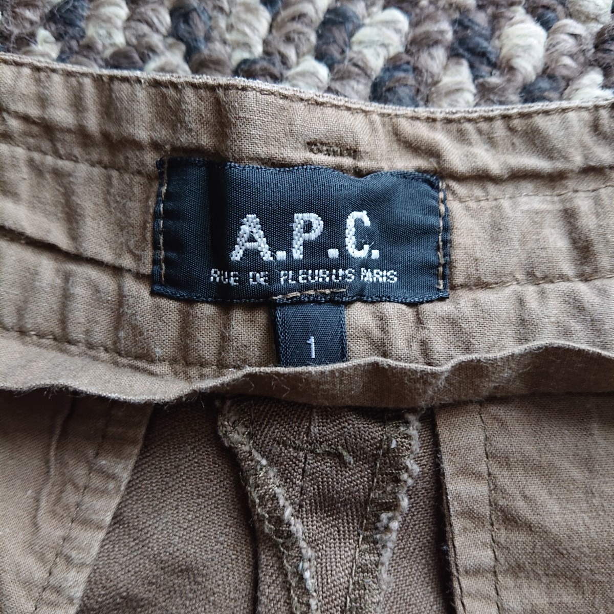 ビンテージ フランス製 A.P.C. ミリタリーカーゴパンツ アーペーセー