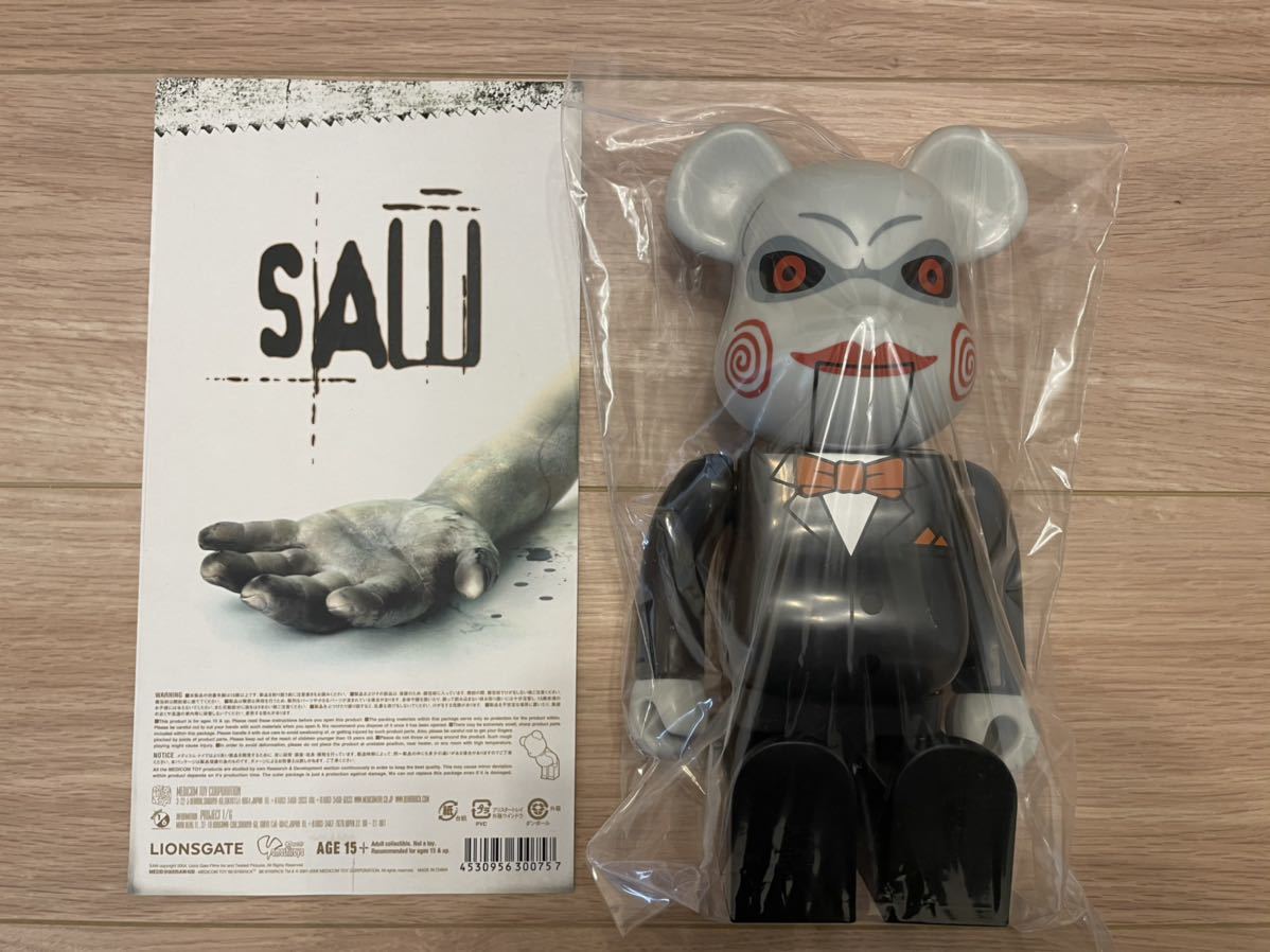 ベアブリック SAW DOLL ソウ 2006 BE@RBRICK 400% MEDICOM TOY 送料無料 666体限定品 ジョンクレイマー ジグソウ ヤマシロヤ ホラー