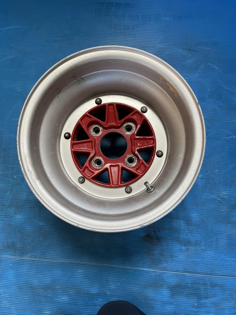 深リム スピードスター　サイズ　14 × 9.0J PCD 114.3 H4 OFF -12 ハブ径約　62mm 傷や汚れあり1本です_画像2