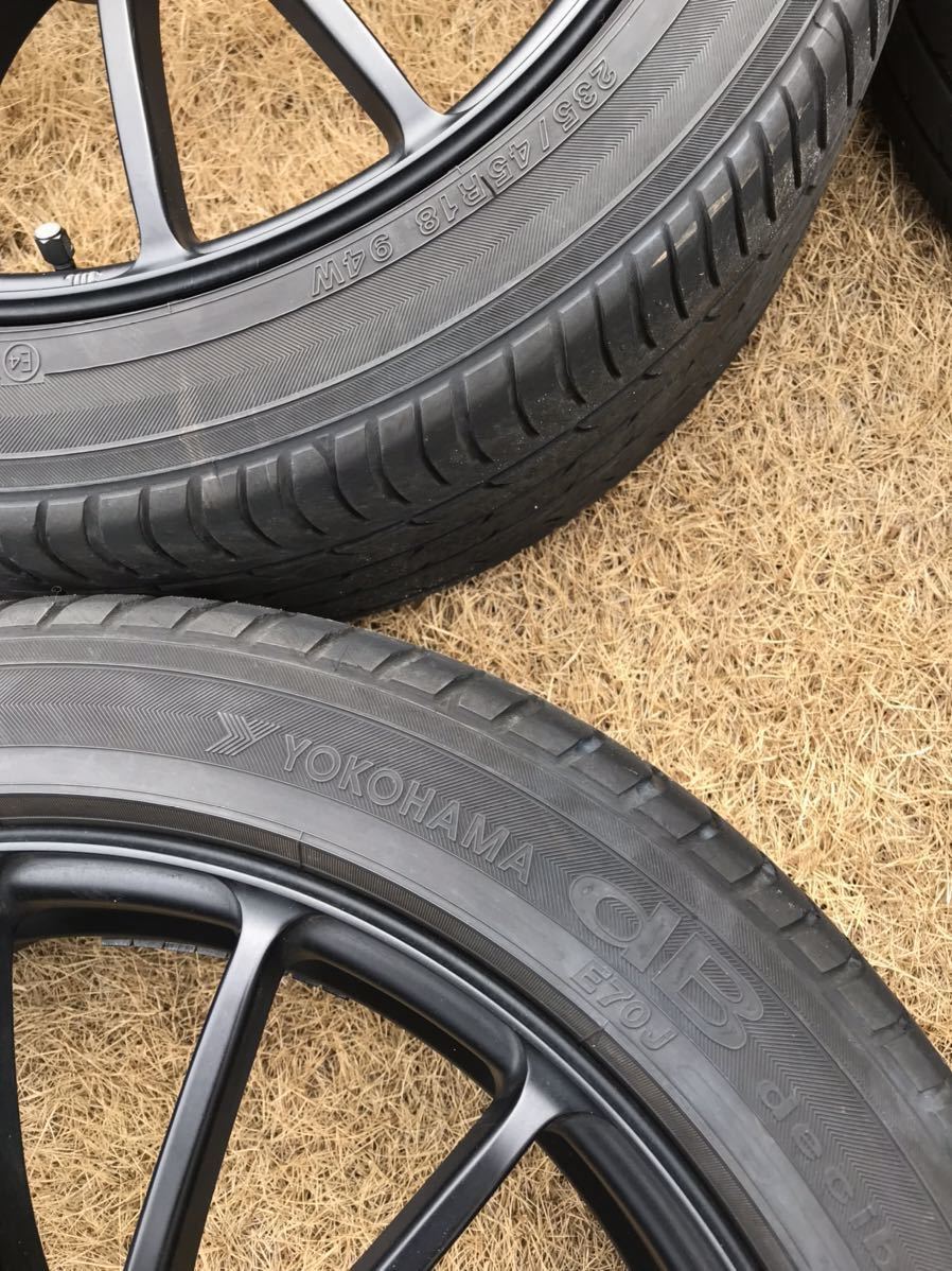 最終値下げ YOKOHAMA AVS MODEL F15 18×8Jオフ45 5穴PCD114.3 鍛造