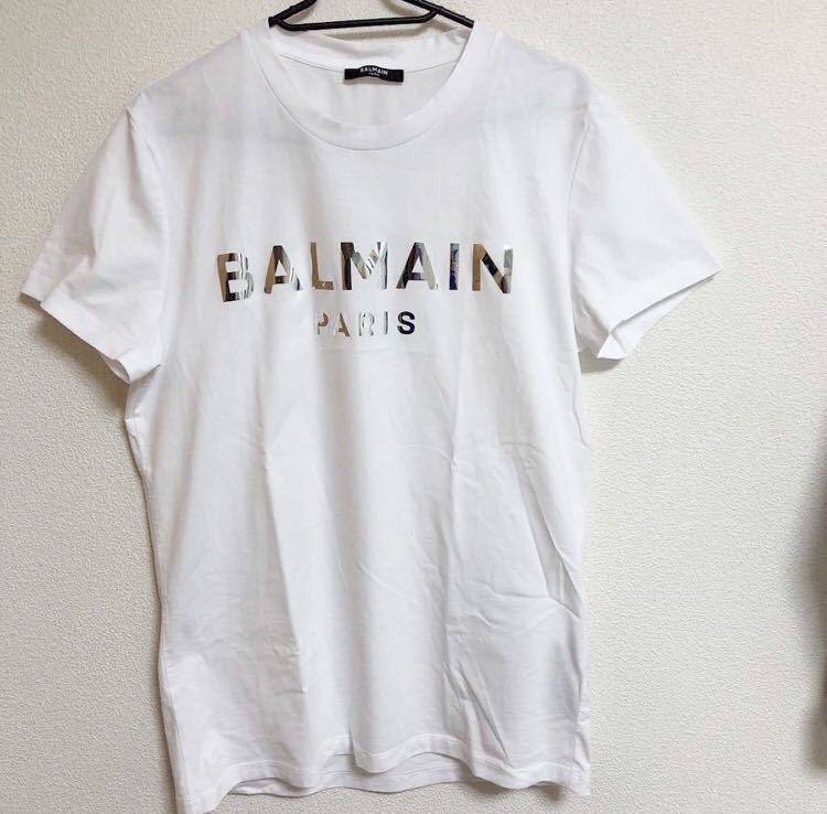 美品 BALMAIN バルマン ロゴTシャツ Zen Shouhin - Tシャツ/カットソー 