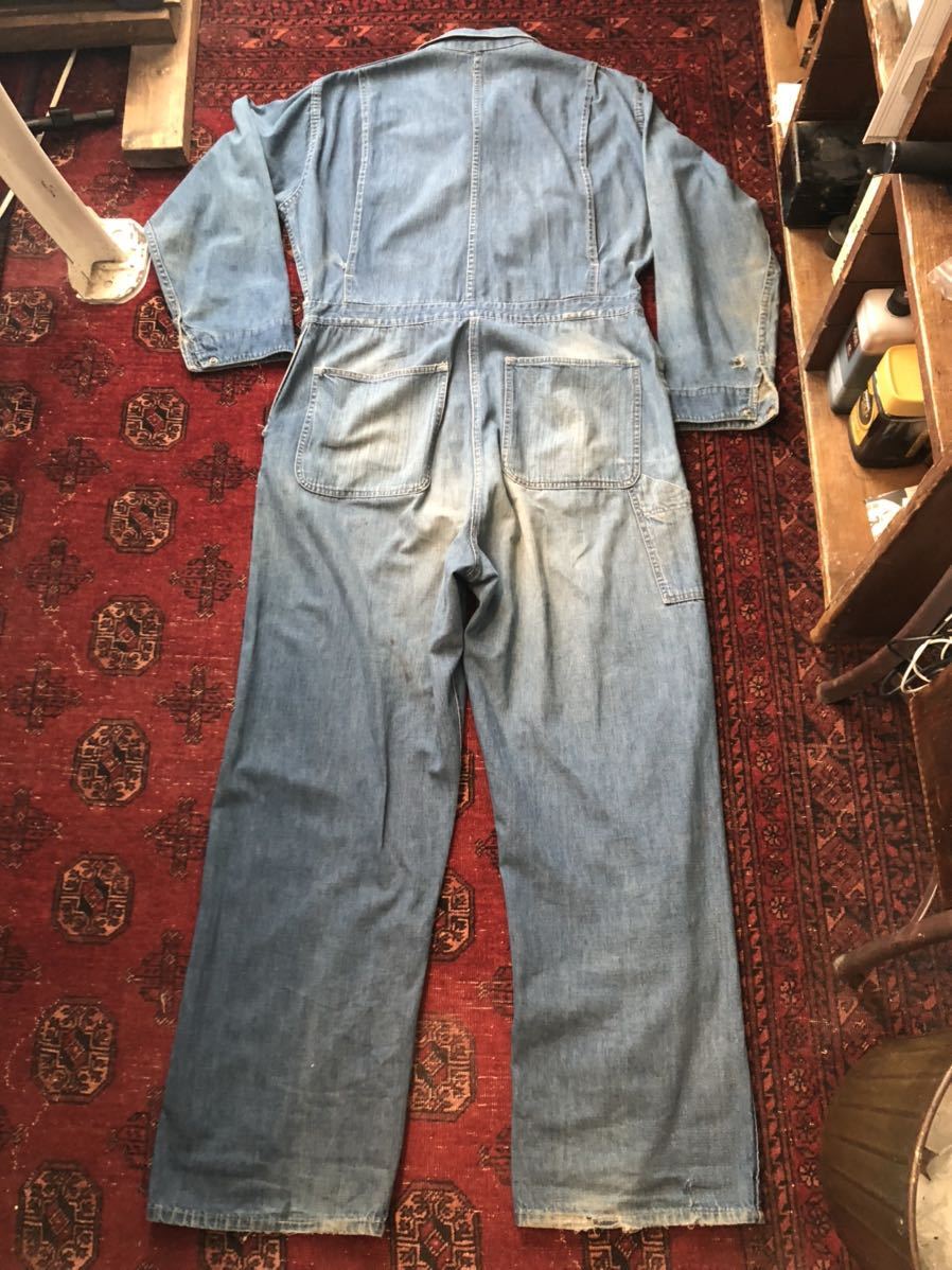 VINTAGE】1960's “BLUE TOP“ デニムオールインワン ヴィンテージ