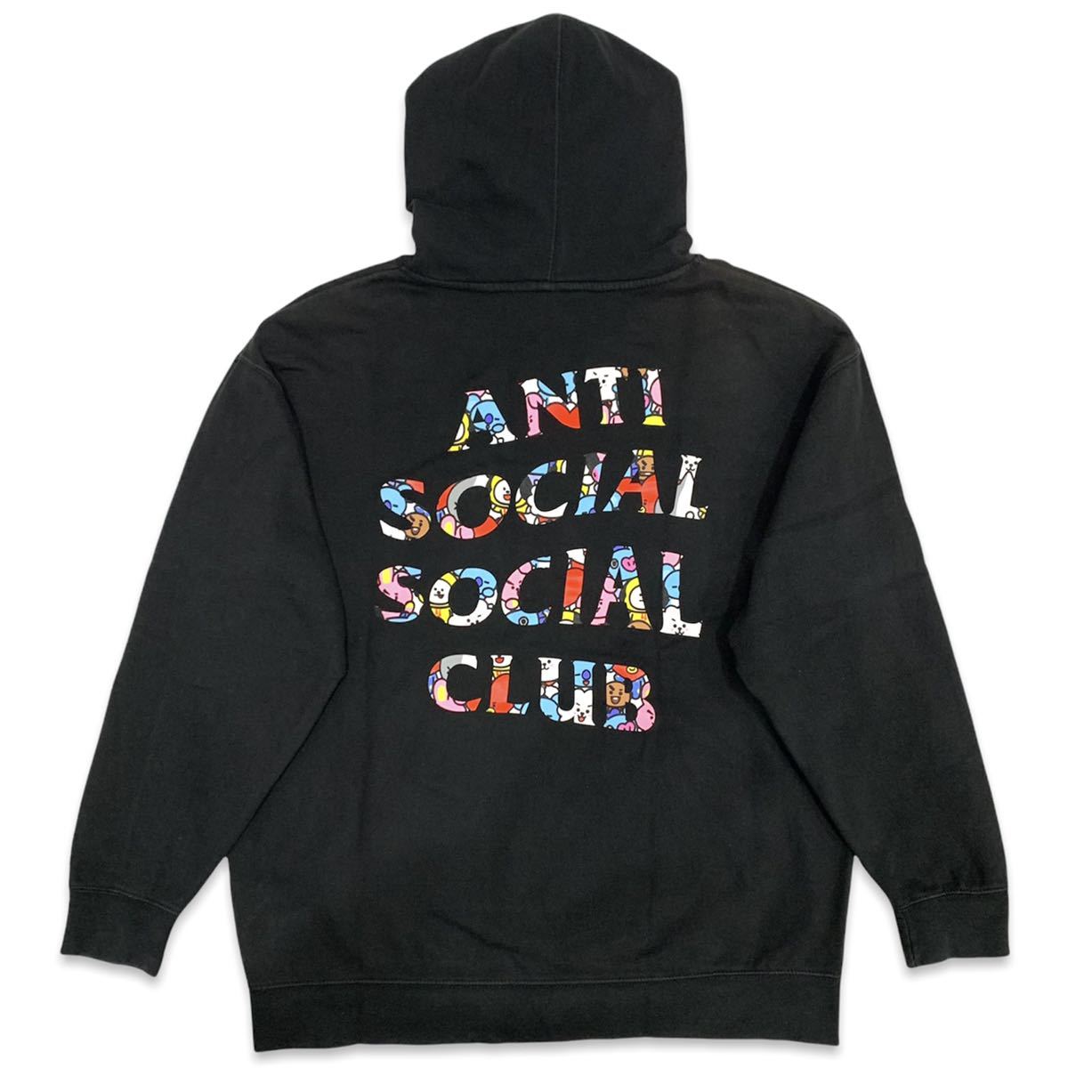 超熱 × BT21 (防弾少年団) 希少□BTS ASSC 黒ブラックXL スウェット