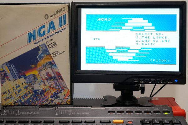 MSX THE LINKS NGAⅡ ～Network Game Adapter～ NT-300 / MSX用通信モデム（リンクス専用） / 日本テレネット NIPPON TELENET_画像1