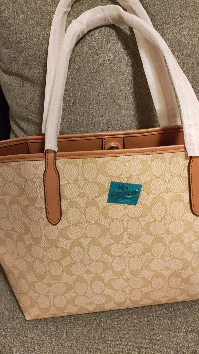新品未使用】COACH コーチトートバッグ 保存袋つき|PayPayフリマ