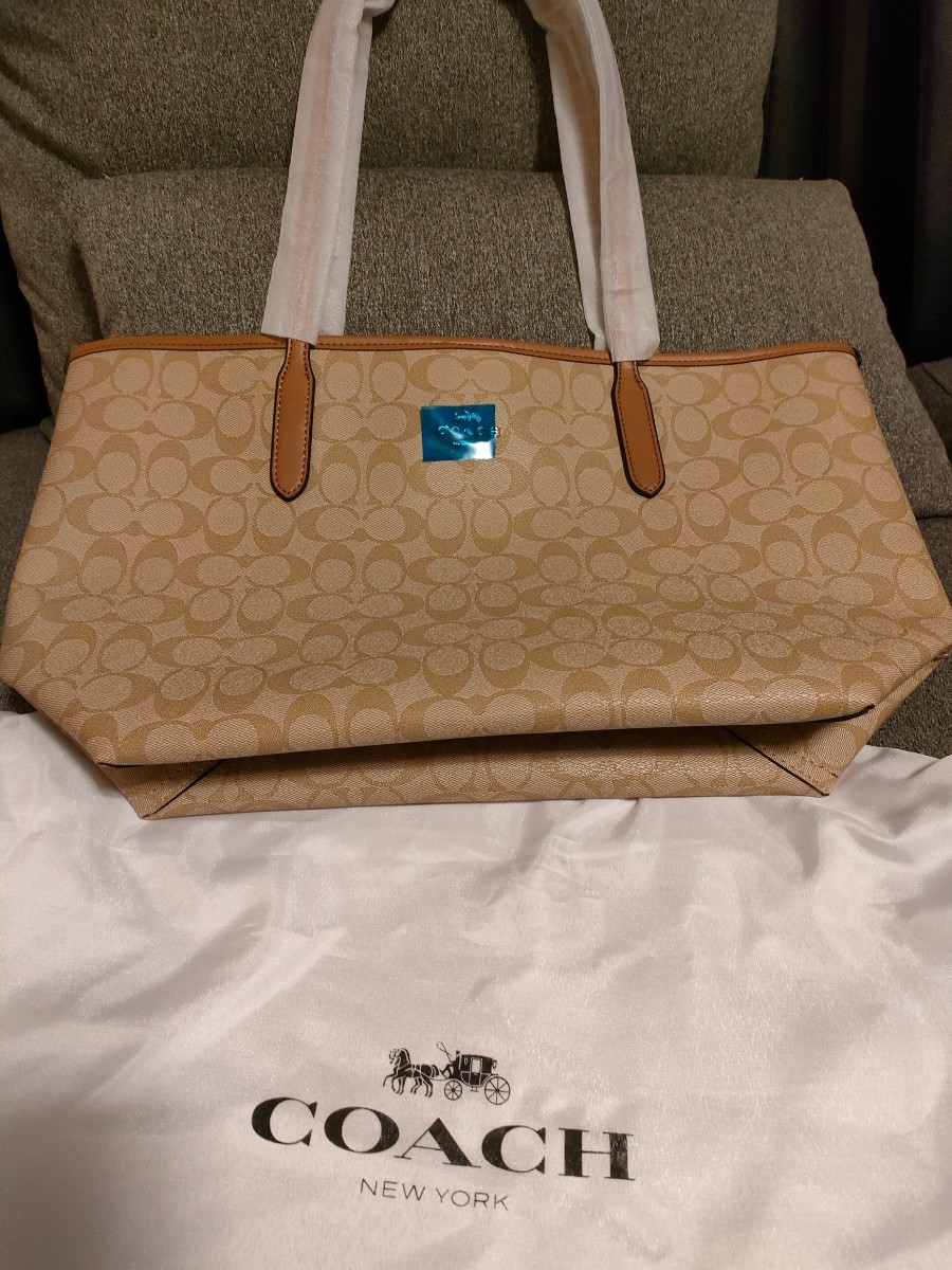 新品未使用】COACH コーチトートバッグ 保存袋つき | laninternet.com.br