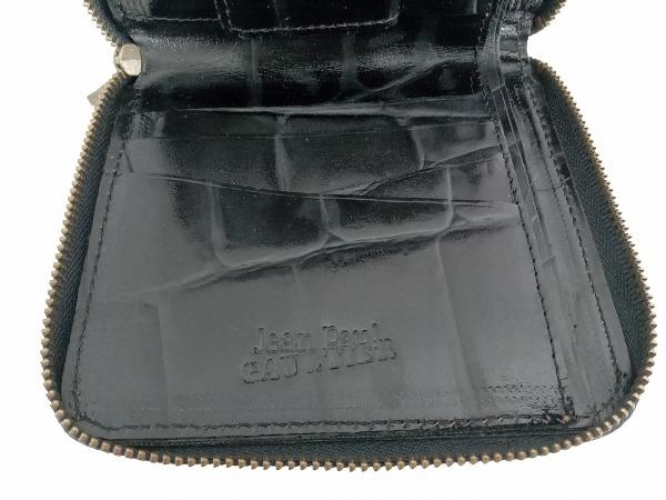 純正廉価 Jean Paul GAULTIER ジャンポールゴルチエ 財布 レザー 黒