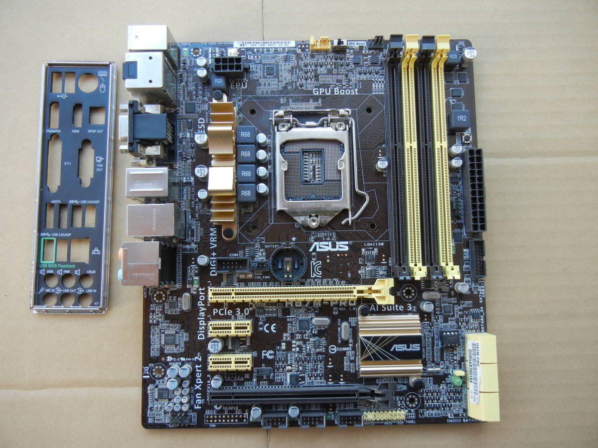 素晴らしい外見 ☆【中古】ASUS H87M-PRO☆ マザーボード ASUSTeK