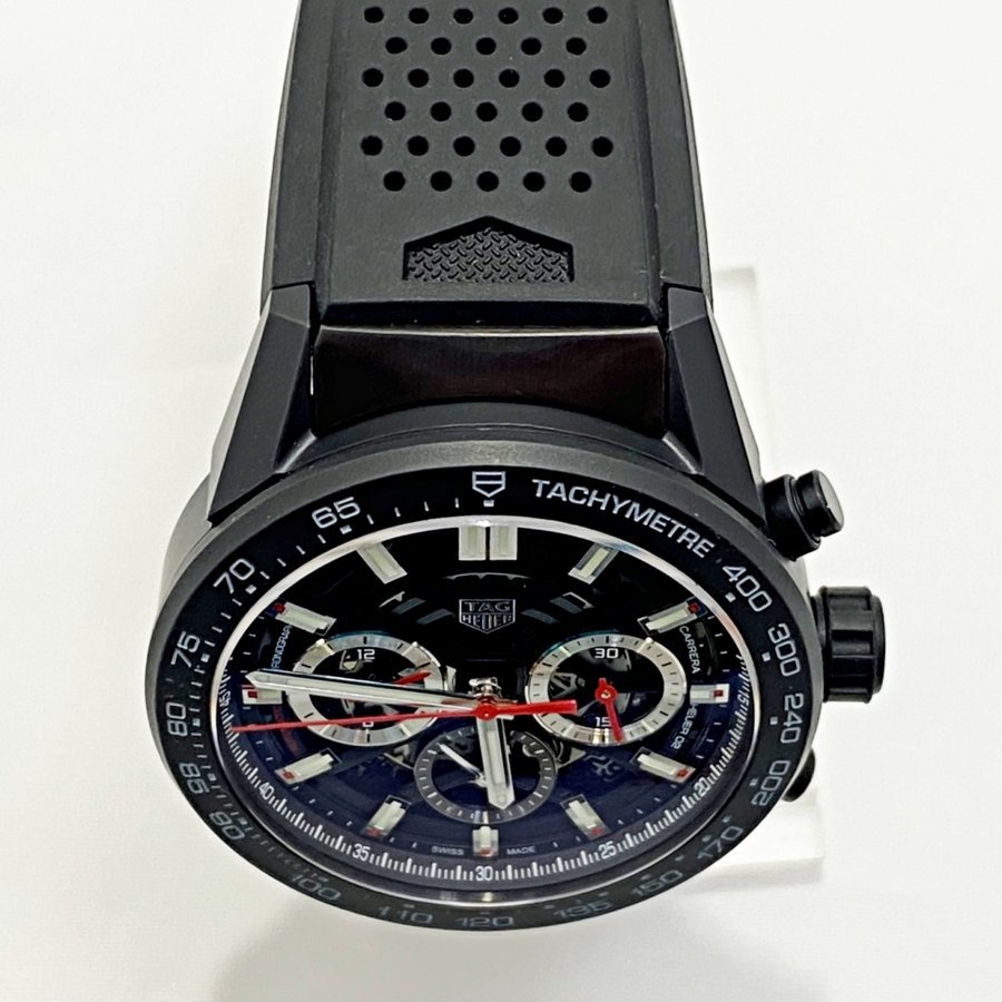 送料無料 中古 タグホイヤー 時計 TAG HEUER カレラ キャリバーホイヤー02 クロノグラフ CBG2A90 FT6173 セラミック 145267_画像6