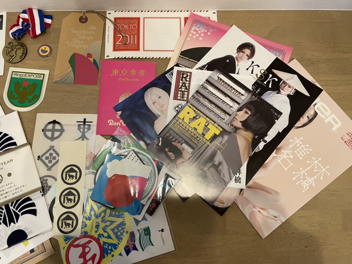  Tokyo . change Shiina Ringo fan Club update privilege Live goods sticker hand ... Flyer etc.....