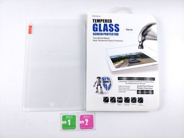 iPad mini/ mini2/ mini3 強化ガラス製液晶保護フィルム シート 9H_画像1