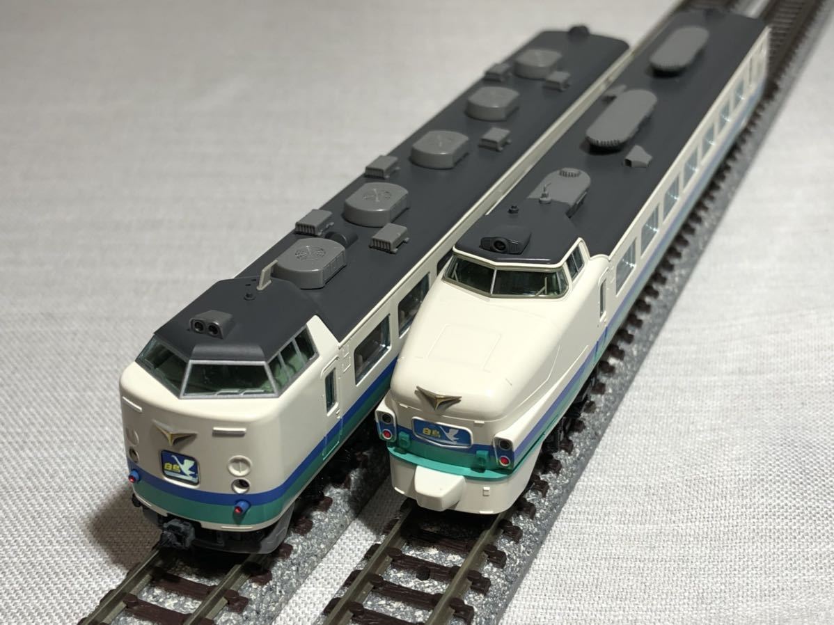 TOMIX 98215/98217】JR 485系特急電車(上沼垂色・白鳥)基本セットA