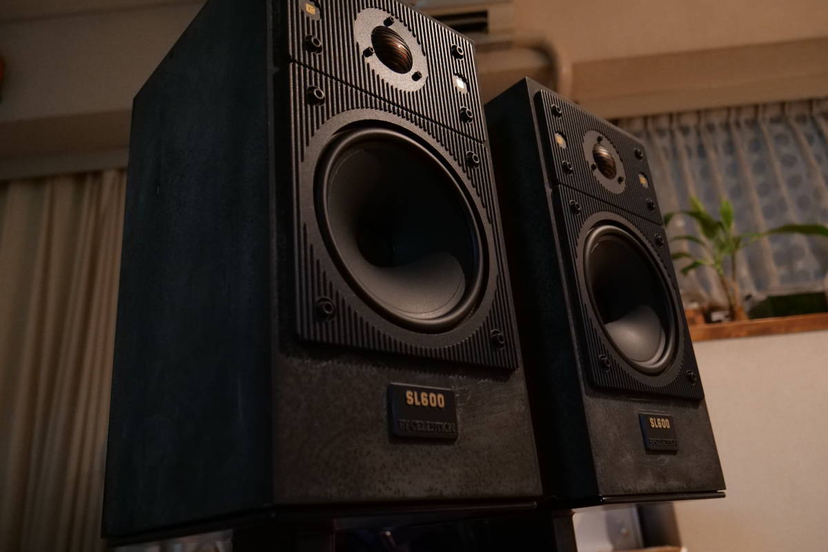セレッション CELESTION SL600 スピーカー ペア 完動 スタンド付 www